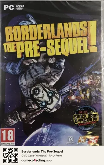 Borderlands: The Pre-Sequel Computer, PAL box front