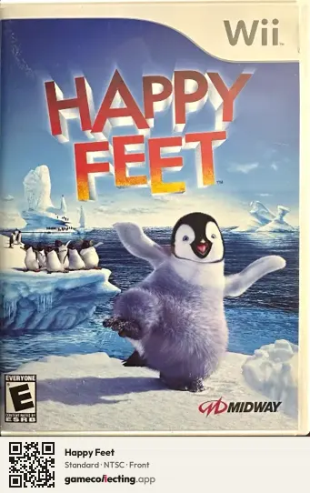 Happy Feet Nintendo Wii, NTSC box front