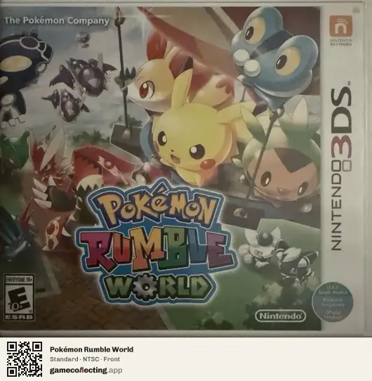 Pokémon Rumble World Nintendo 3DS, NTSC box front