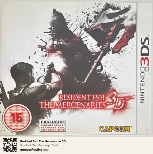 Resident Evil: The Mercenaries 3D Nintendo 3DS, Germany box front