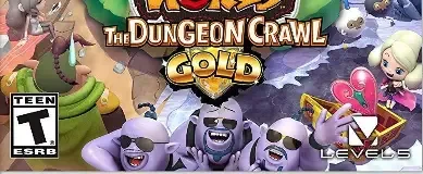 Snack World: The Dungeon Crawl: Gold, the ESRB box on its front