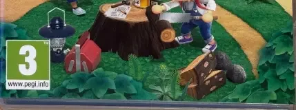 Animal Crossing: New Horizons, the PEGI square on its front