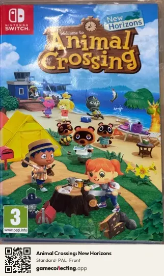 Animal Crossing: New Horizons Nintendo Switch, PAL box front