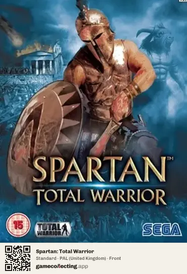 Spartan: Total Warrior Xbox, United Kingdom box front