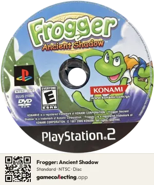 Frogger: Ancient Shadow PlayStation 2, NTSC disc