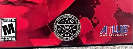 Shin Megami Tensei: Nocturne, the ESRB box on its front