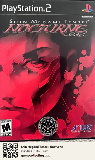 Shin Megami Tensei: Nocturne PlayStation 2, NTSC box front