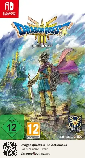 Dragon Quest III HD-2D Remake Nintendo Switch, Germany box front