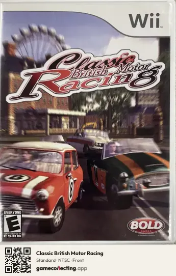 Classic British Motor Racing Nintendo Wii, NTSC box front