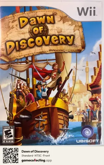 Dawn of Discovery Nintendo Wii, NTSC box front