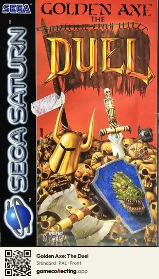Golden Axe: The Duel Sega Saturn, PAL box front