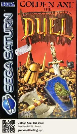 Golden Axe: The Duel Sega Saturn, PAL box front