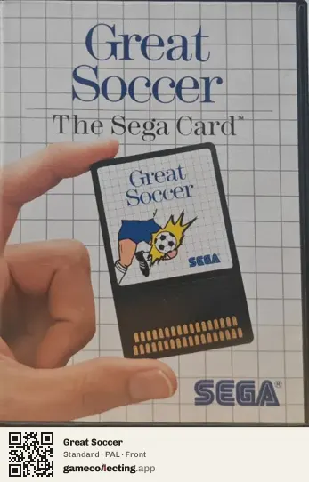 Great Soccer Sega Master System, PAL box front