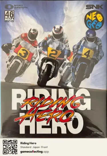 Riding Hero Neo Geo AES, Japan box front