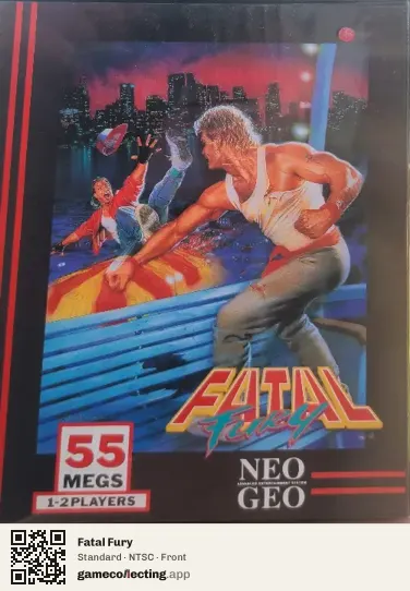 Fatal Fury Neo Geo AES, NTSC box front