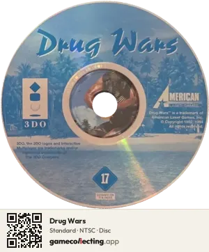 Drug Wars 3DO Interactive Multiplayer, NTSC disc