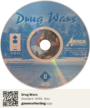 Drug Wars 3DO Interactive Multiplayer, NTSC disc