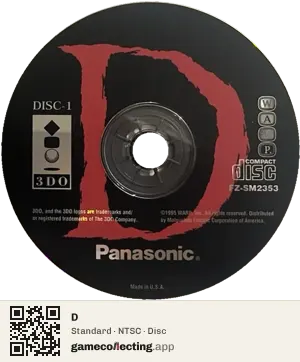 D 3DO Interactive Multiplayer, NTSC disc