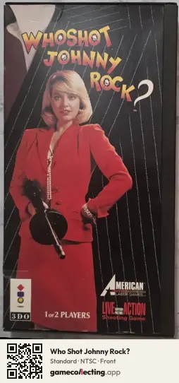 Who Shot Johnny Rock? 3DO Interactive Multiplayer, NTSC box front