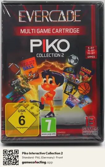Piko Interactive Collection 2 Evercade, Germany box front
