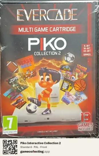Piko Interactive Collection 2 Evercade, PAL box front