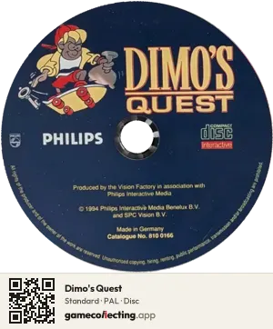 Dimo's Quest Philips CD-i, PAL disc