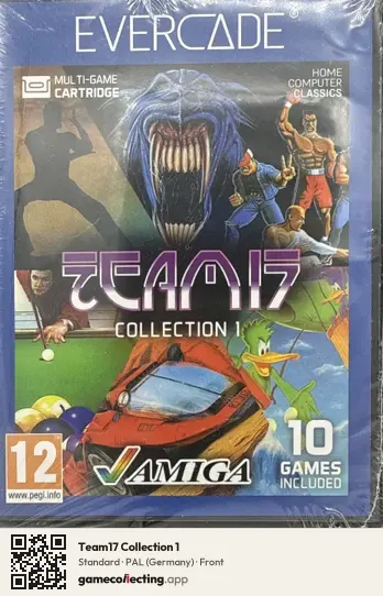 Team17 Collection 1 Evercade, Germany box front