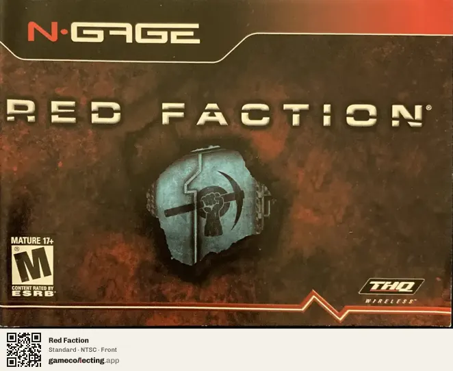 Red Faction Nokia N-Gage, NTSC box front