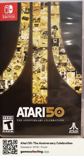 Atari 50: The Anniversary Celebration Nintendo Switch, NTSC box front