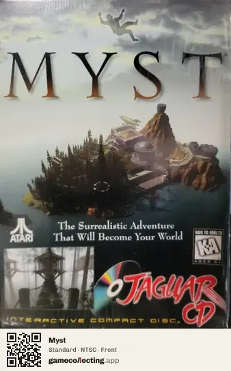Myst Atari Jaguar CD, NTSC box front