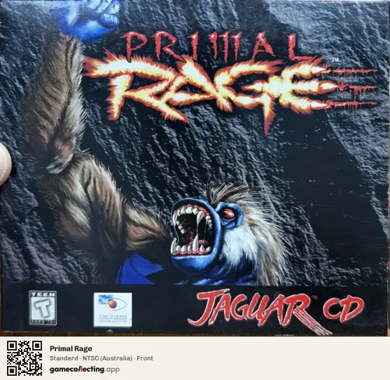 Primal Rage Atari Jaguar CD, Australia box front