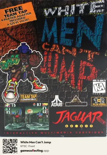 White Men Can't Jump Atari Jaguar, NTSC box front