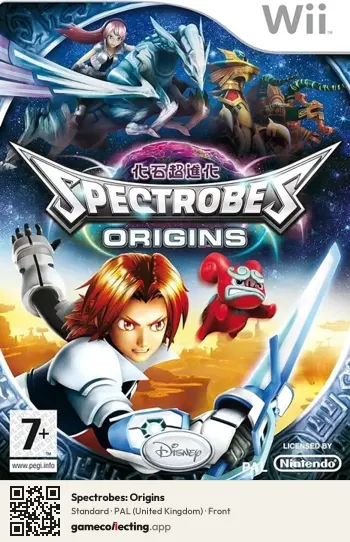 Spectrobes: Origins Nintendo Wii, United Kingdom box front