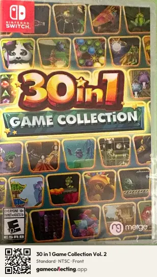30 in 1 Game Collection Vol. 2 Nintendo Switch, NTSC box front