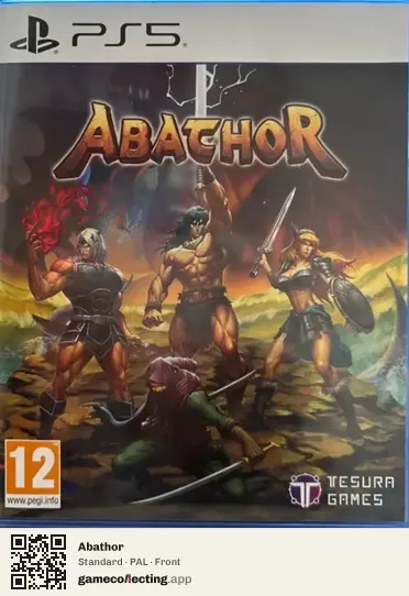 Abathor PlayStation 5, PAL box front