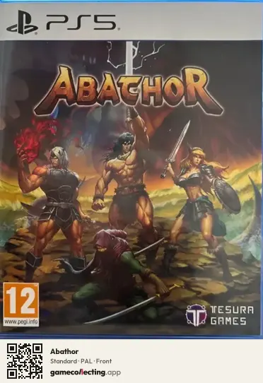 Abathor PlayStation 5, PAL box front