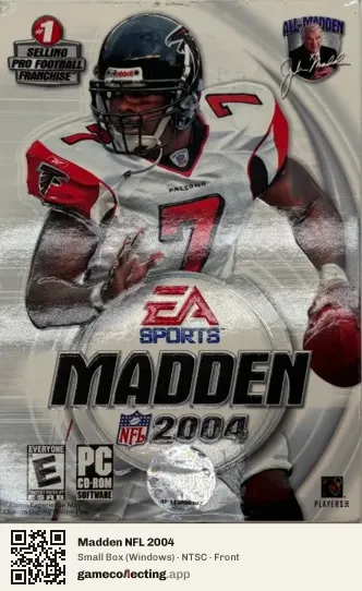 Madden NFL 2004 Computer, NTSC box front