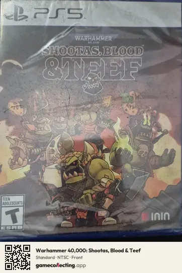 Warhammer 40,000: Shootas, Blood & Teef PlayStation 5, NTSC box front