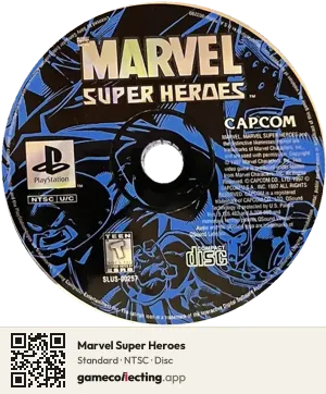 Marvel Super Heroes PlayStation, NTSC disc