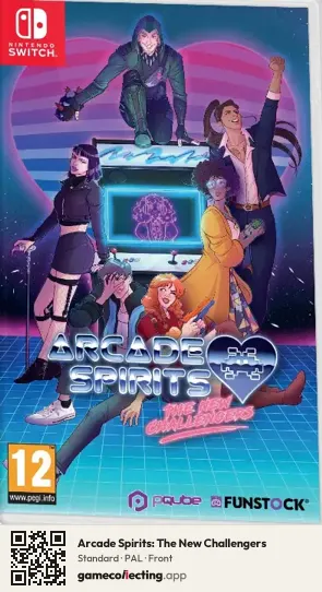 Arcade Spirits: The New Challengers Nintendo Switch, PAL box front