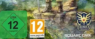 Dragon Quest III HD-2D Remake, the USK square on its front