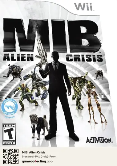MIB: Alien Crisis Nintendo Wii, Italy box front