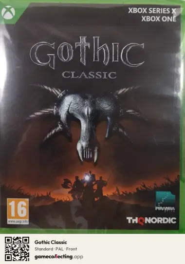 Gothic Classic Xbox Series X, PAL box front