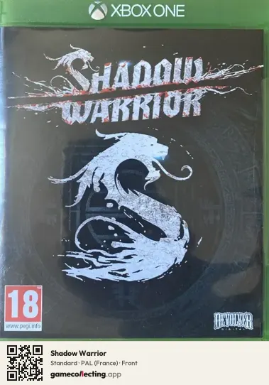 Shadow Warrior Xbox One, France box front