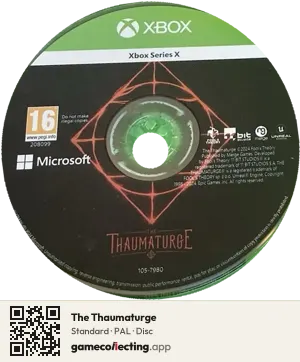 The Thaumaturge Xbox Series X, PAL disc