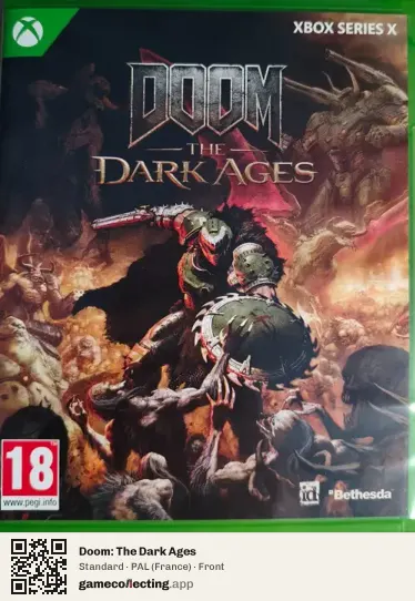Doom: The Dark Ages Xbox Series X, France box front