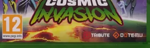 Marvel Cosmic Invasion, the PEGI square on its front
