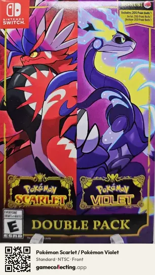 Pokémon Scarlet / Pokémon Violet Nintendo Switch, NTSC box front