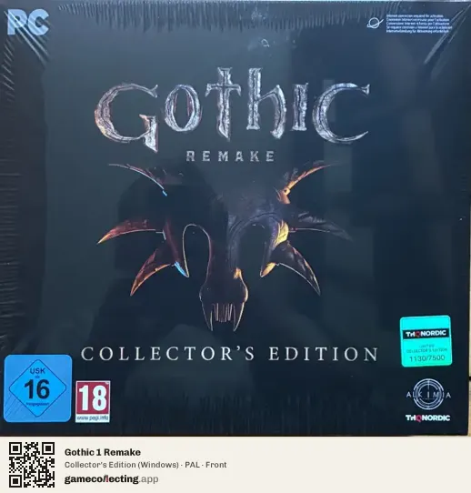 Gothic 1 Remake Computer, PAL box front