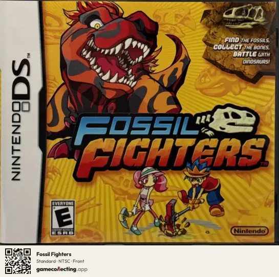 Fossil Fighters Nintendo DS, NTSC box front